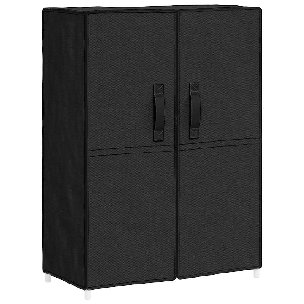 skoskab 60x28x90 stof sort