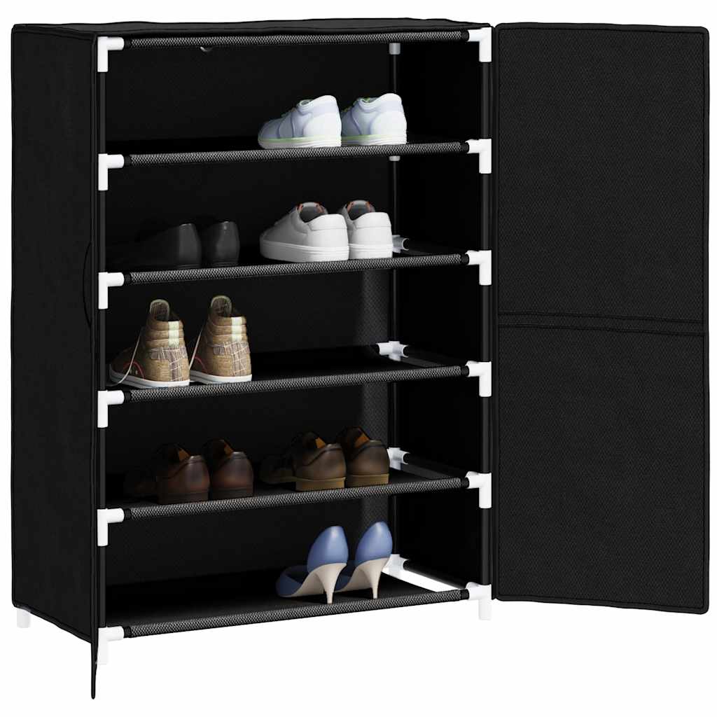skoskab 60x28x90 stof sort