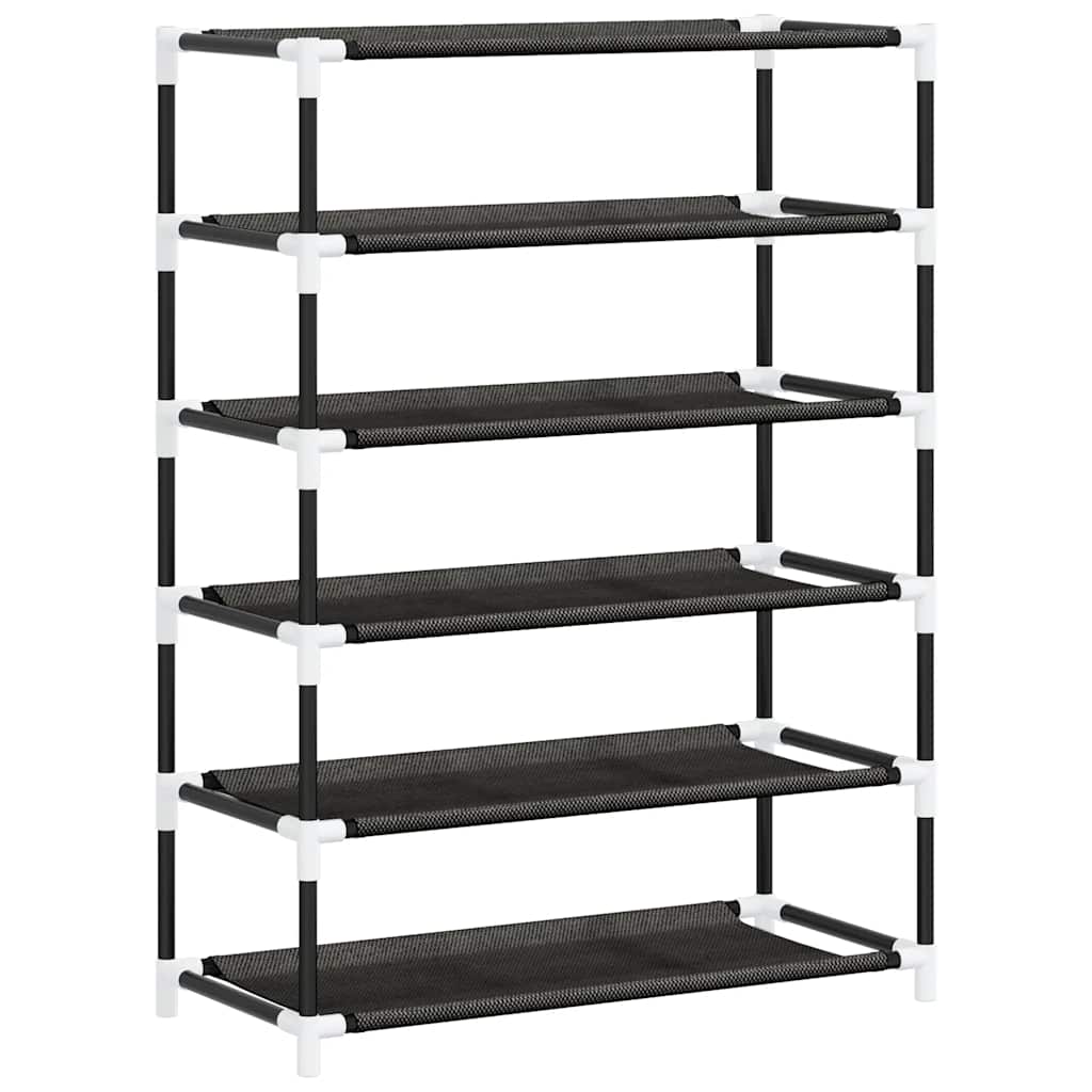 skoskab 60x28x90 stof sort