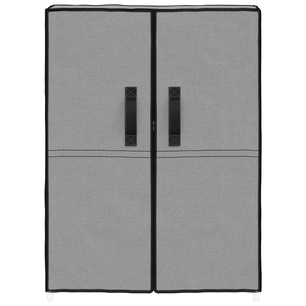 skoskab 60x28x90 stof grå