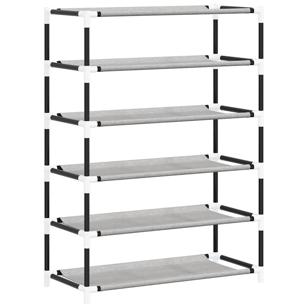 skoskab 60x28x90 stof grå