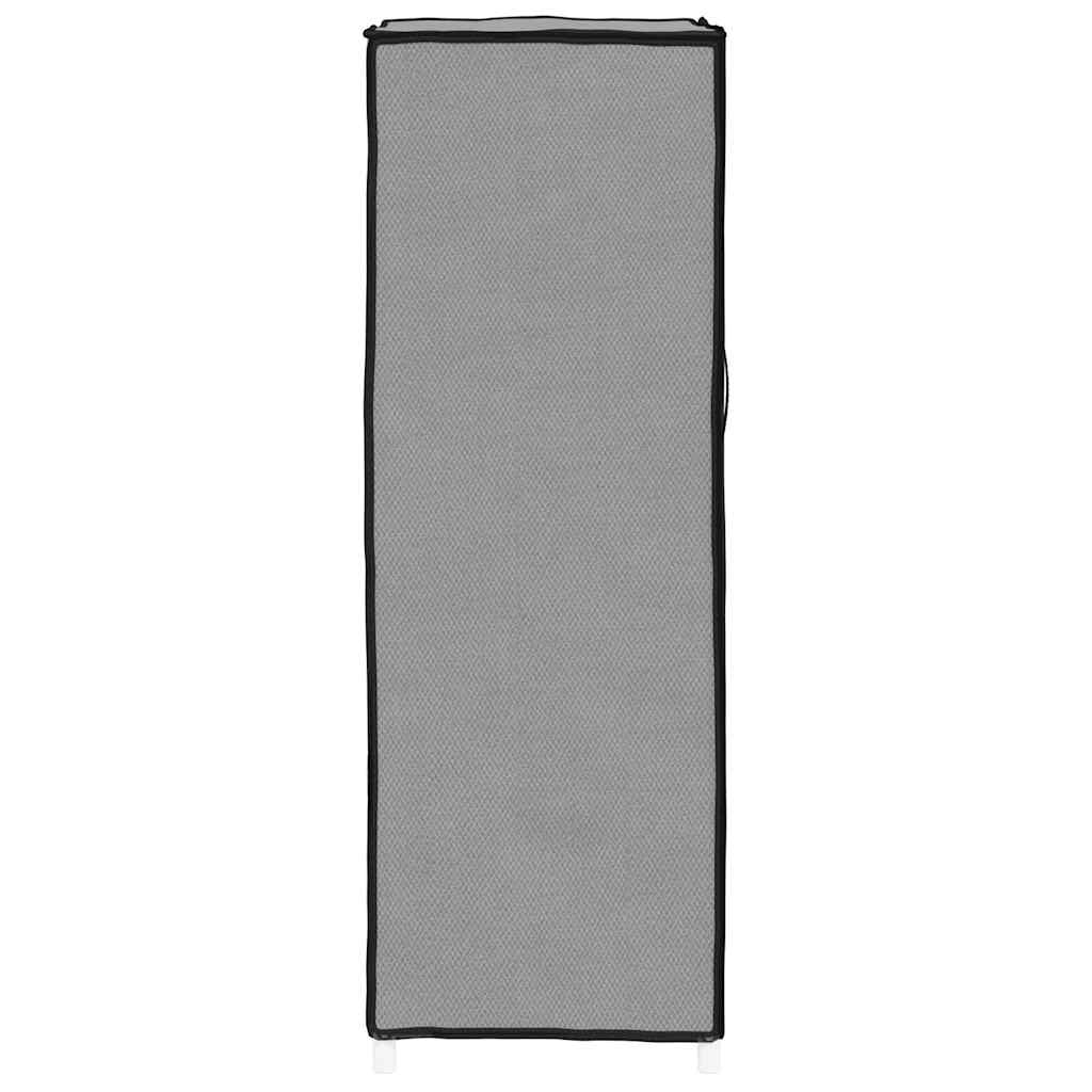 skoskab 60x28x90 stof grå