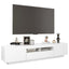 tv-skab med LED-lys 180x35x40 cm hvid