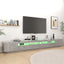 tv-skab med LED-lys 300x35x40 cm betongrå