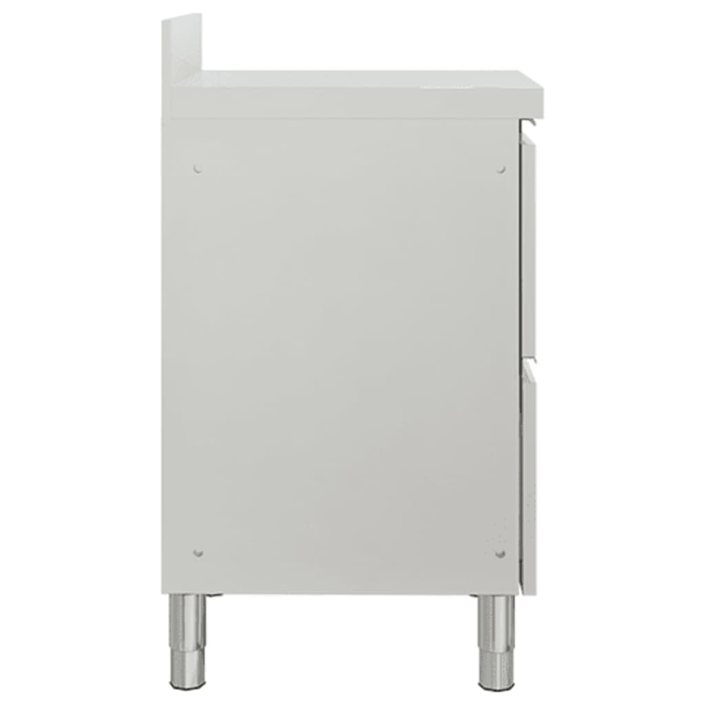 kommercielt køkkenskab med 2 skuffer 50x60x96 cm