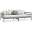 daybed 90x200 cm massivt fyrretræ grå
