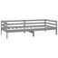 daybed 90x200 cm massivt fyrretræ grå