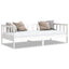 daybed 90x200 cm massivt fyrretræ hvid