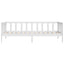daybed 90x200 cm massivt fyrretræ hvid
