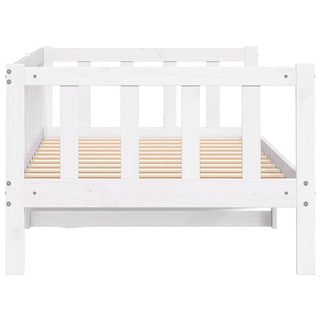 daybed 90x200 cm massivt fyrretræ hvid