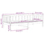 daybed 90x200 cm massivt fyrretræ hvid