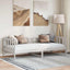 daybed 90x200 cm massivt fyrretræ hvid