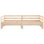 daybed med udtræk 2x(90x200) cm massivt fyrretræ