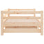 daybed med udtræk 2x(90x200) cm massivt fyrretræ