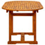 havebord (120-170)x80x75 cm massivt akacietræ