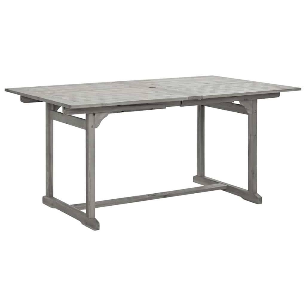 havebord (160-240)x100x75 cm massivt akacietræ