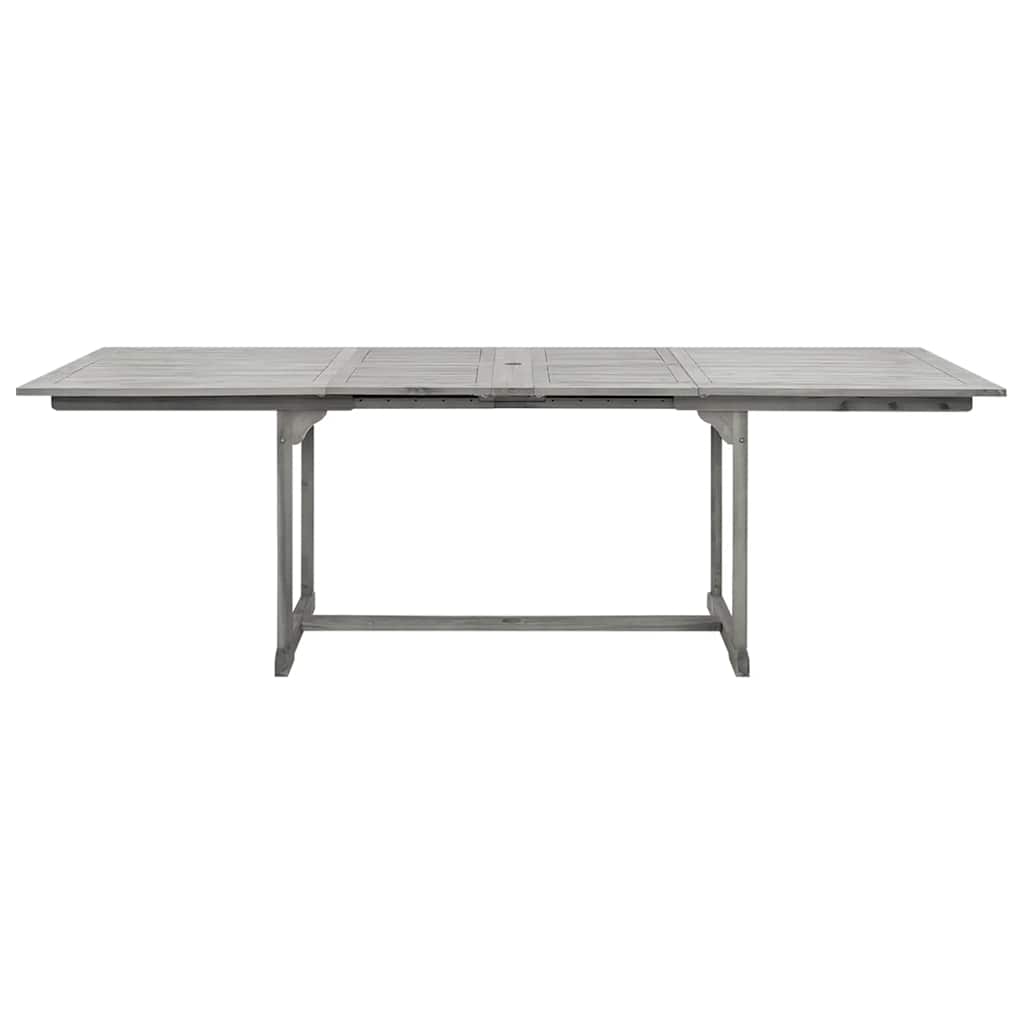 havebord (160-240)x100x75 cm massivt akacietræ