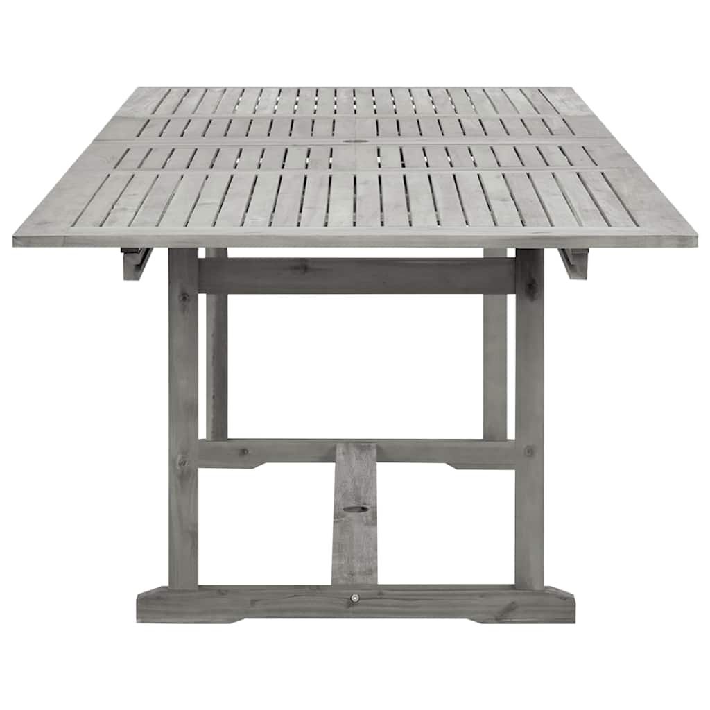 havebord (160-240)x100x75 cm massivt akacietræ