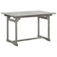 havebord (120-170)x80x75 cm massivt akacietræ