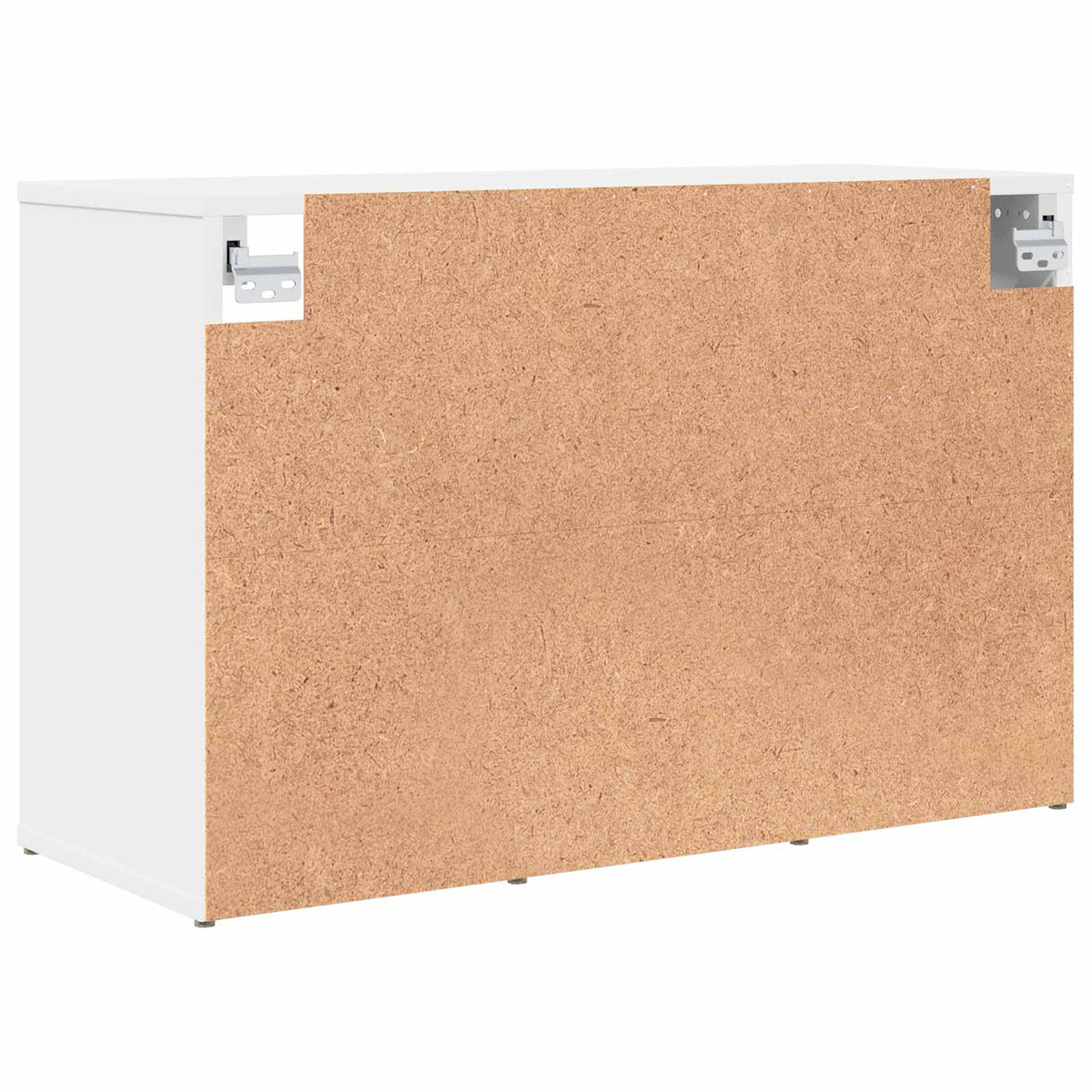Sko skab 77,5 x 30 x 51 cm Konstrueret træ Hvid