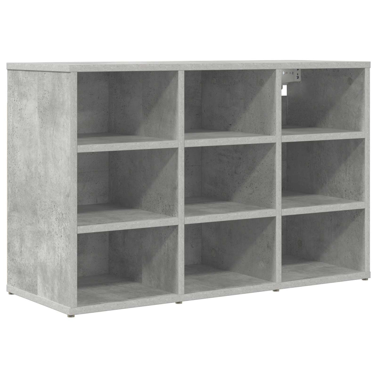 Sko skab 77,5 x 30 x 51 cm Konstrueret træ Betongrå