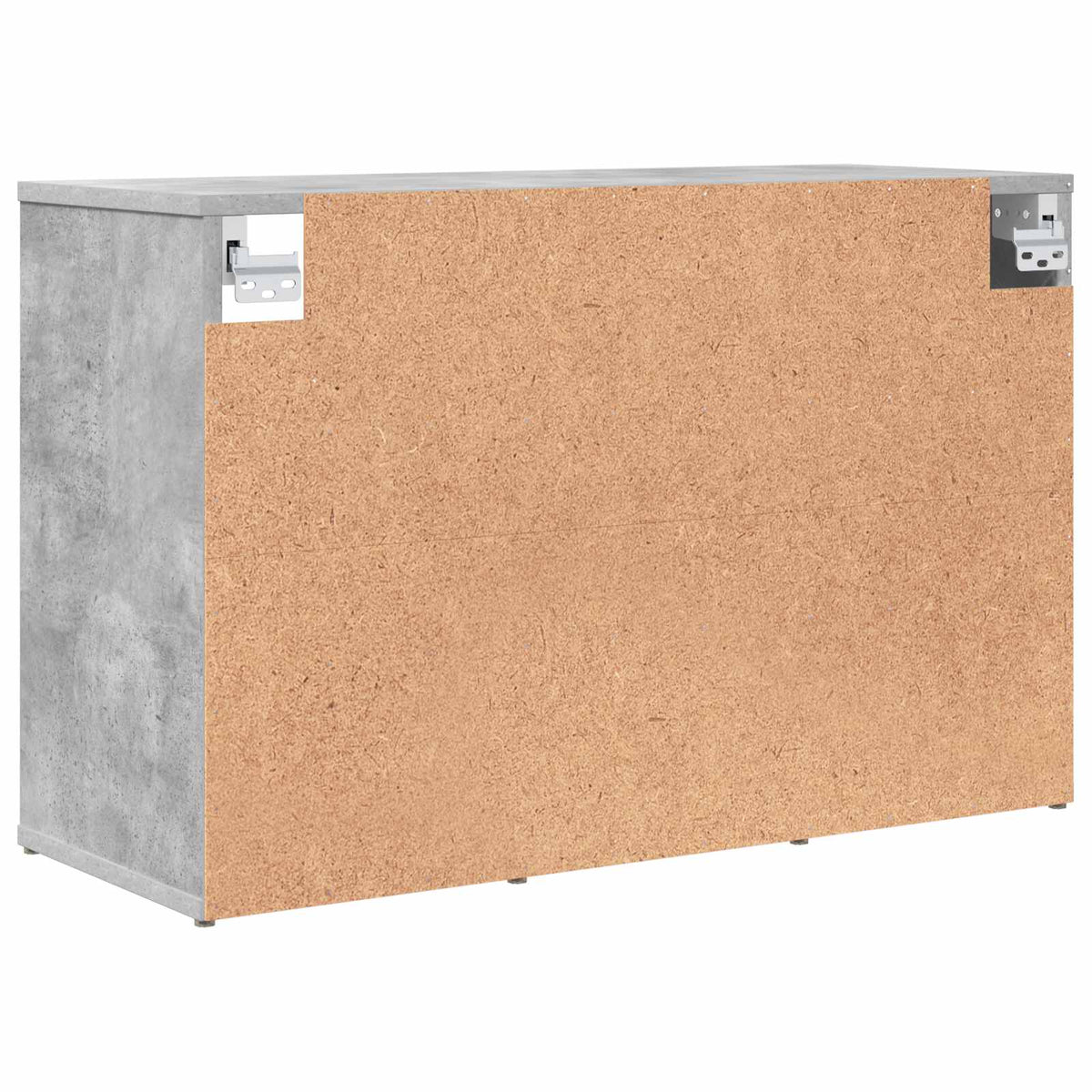 Sko skab 77,5 x 30 x 51 cm Konstrueret træ Betongrå