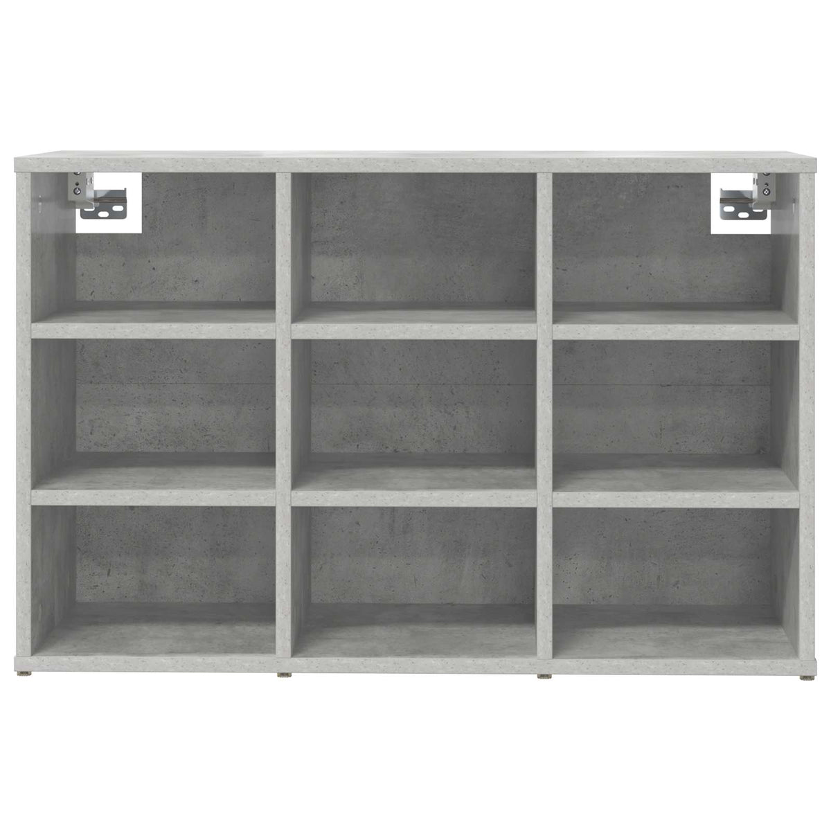 Sko skab 77,5 x 30 x 51 cm Konstrueret træ Betongrå