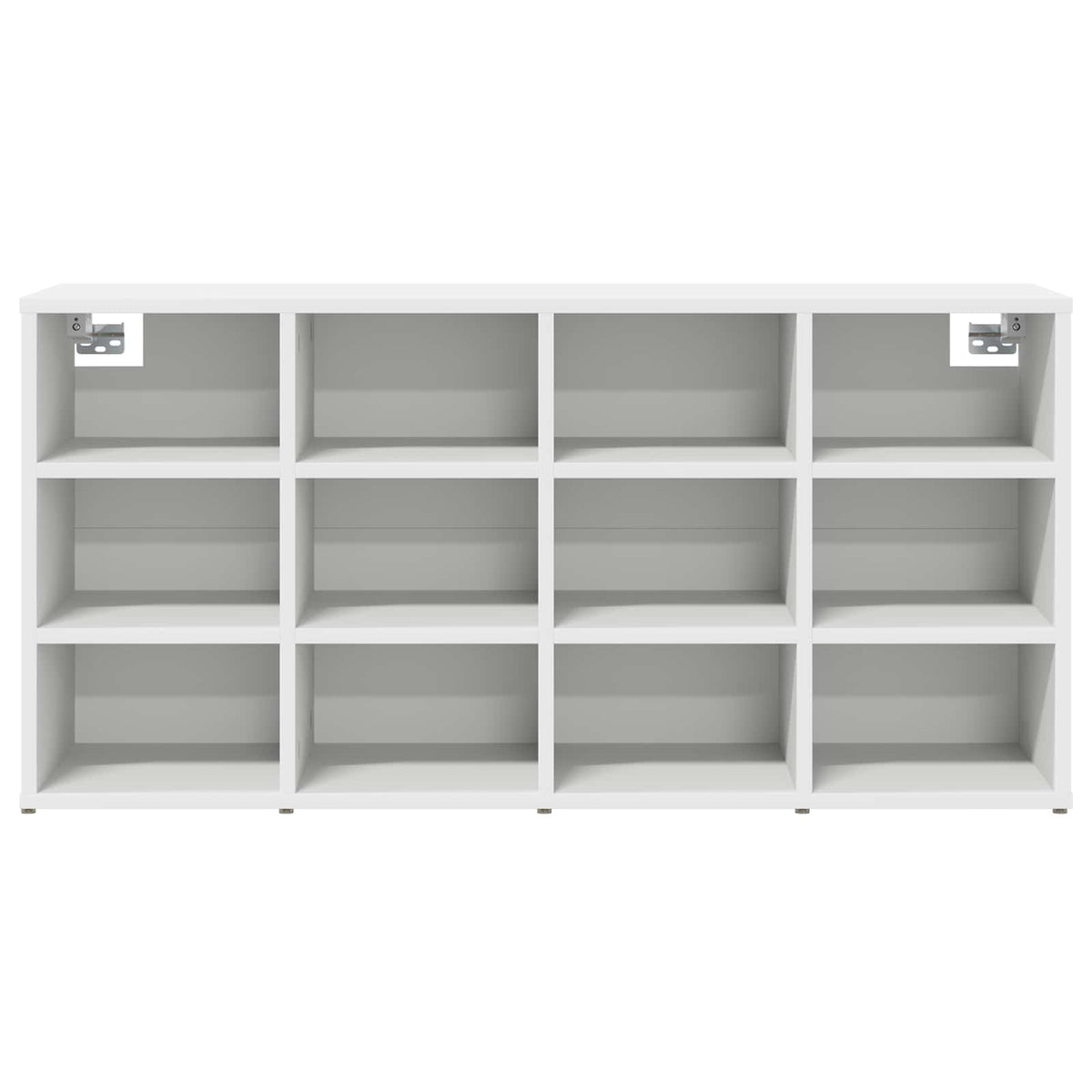 Sko skab 103 x 30 x 51 cm Konstrueret træ Hvid