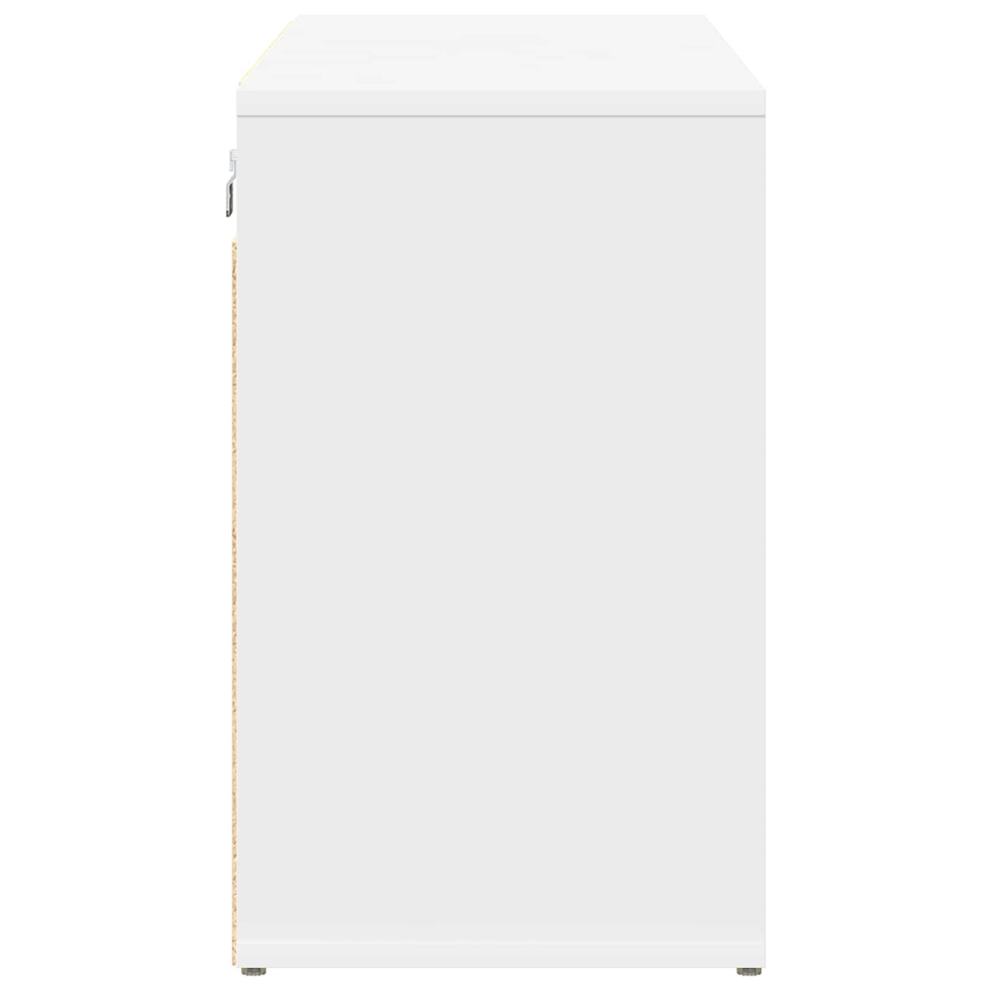 Sko skab 103 x 30 x 51 cm Konstrueret træ Hvid