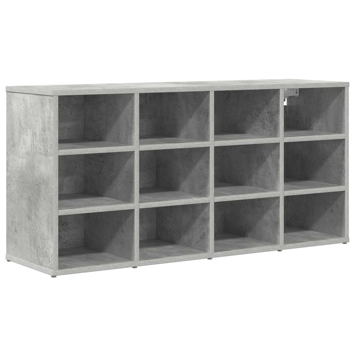 Sko skab 103 x 30 x 51 cm Konstrueret træ Betongrå