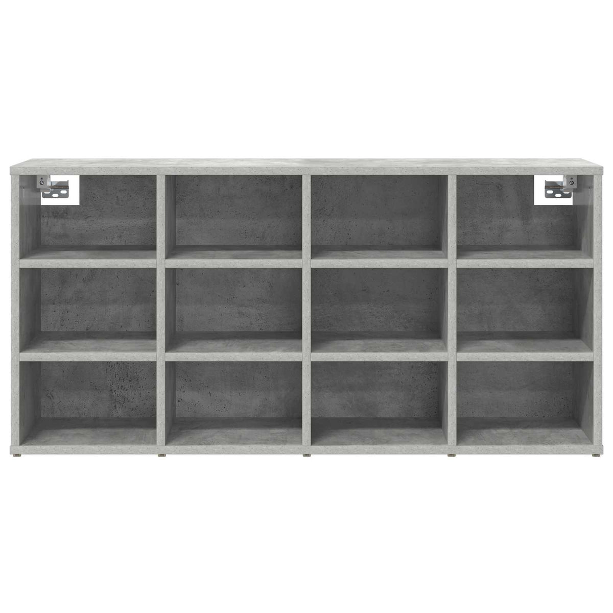 Sko skab 103 x 30 x 51 cm Konstrueret træ Betongrå