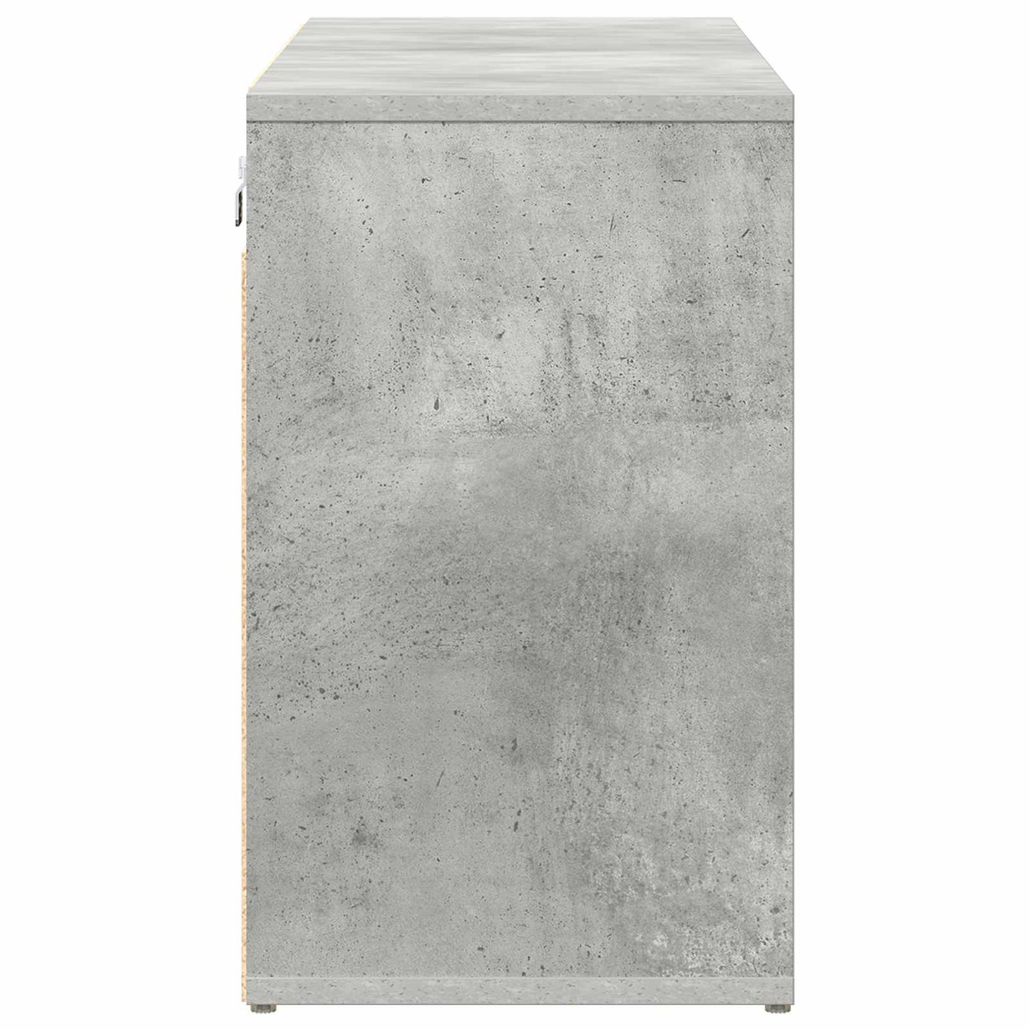 Sko skab 103 x 30 x 51 cm Konstrueret træ Betongrå