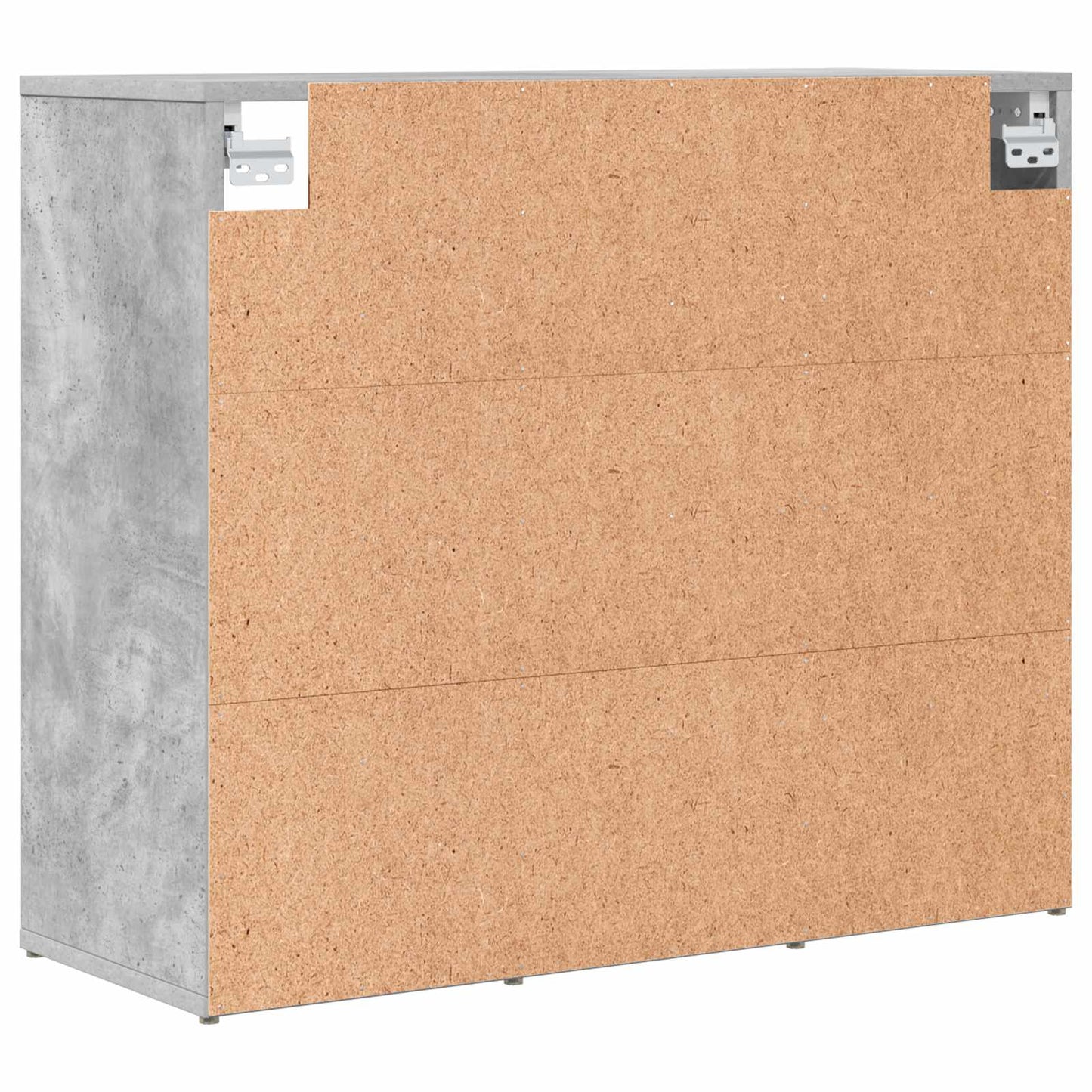 Sko skab 77,5 x 30 x 67 cm Konstrueret træ Betongrå