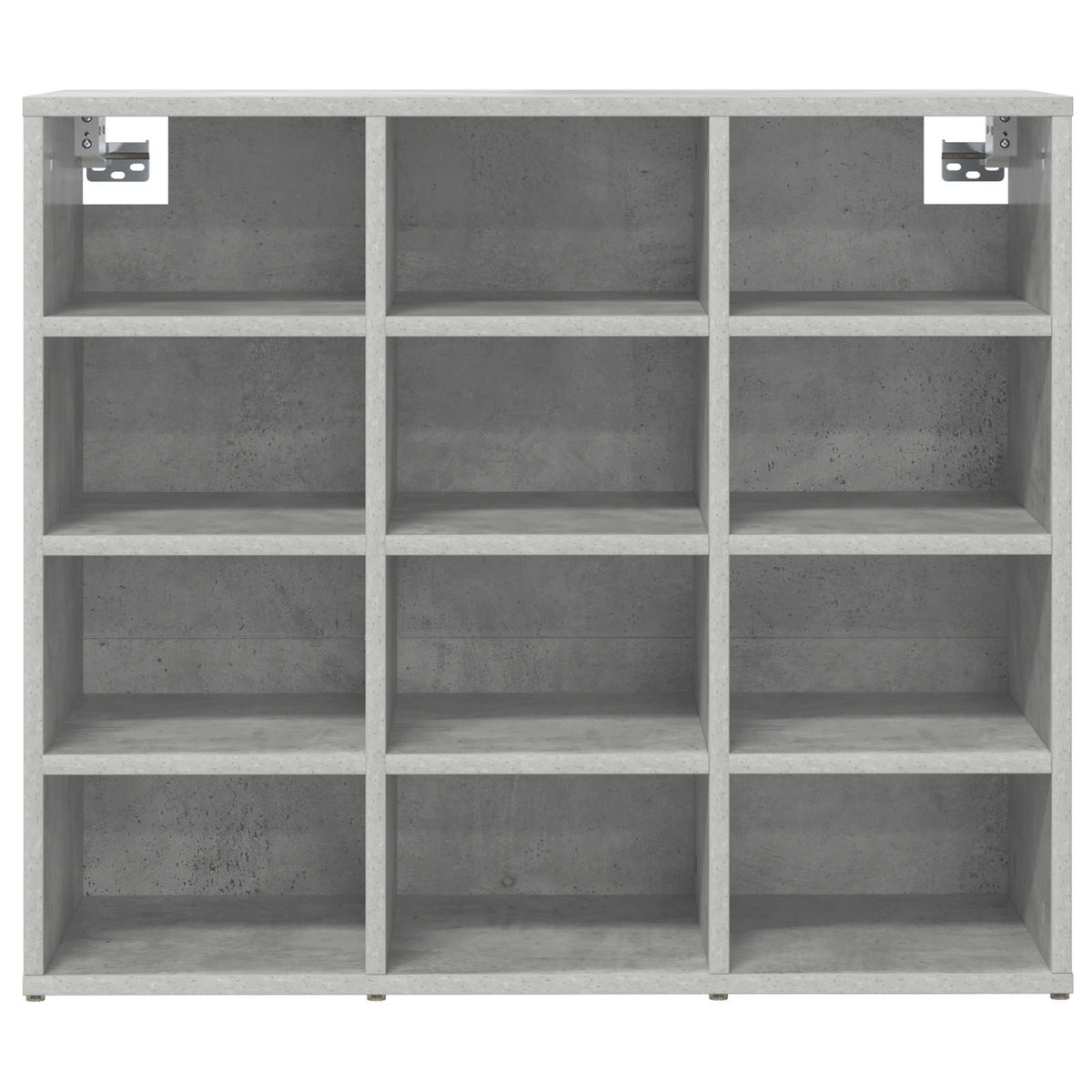 Sko skab 77,5 x 30 x 67 cm Konstrueret træ Betongrå