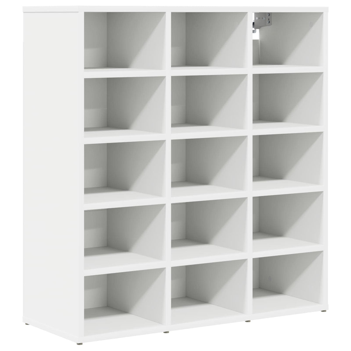 Sko skab 77,5 x 30 x 83,5 cm Konstrueret træ Hvid