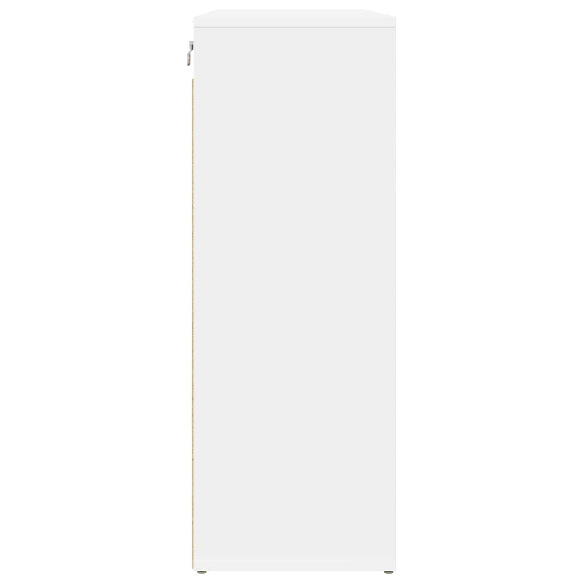 Sko skab 77,5 x 30 x 83,5 cm Konstrueret træ Hvid