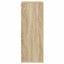 Sko skab 77,5 x 30 x 83,5 cm Konstrueret træ Sonoma-eg