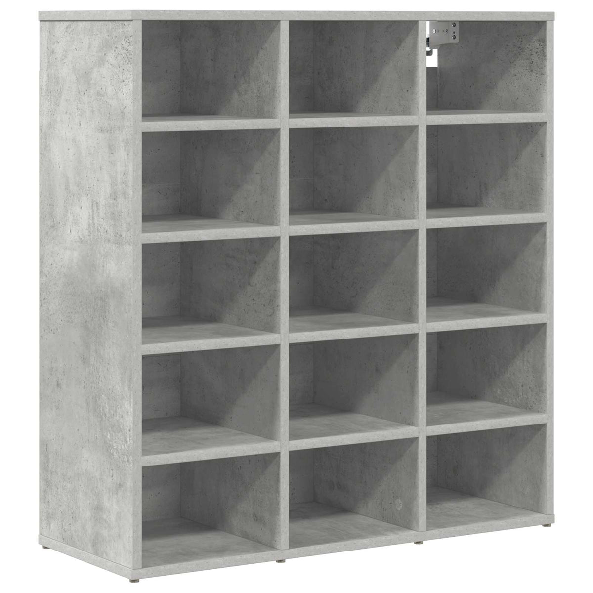 Sko skab 77,5 x 30 x 83,5 cm Konstrueret træ Betongrå