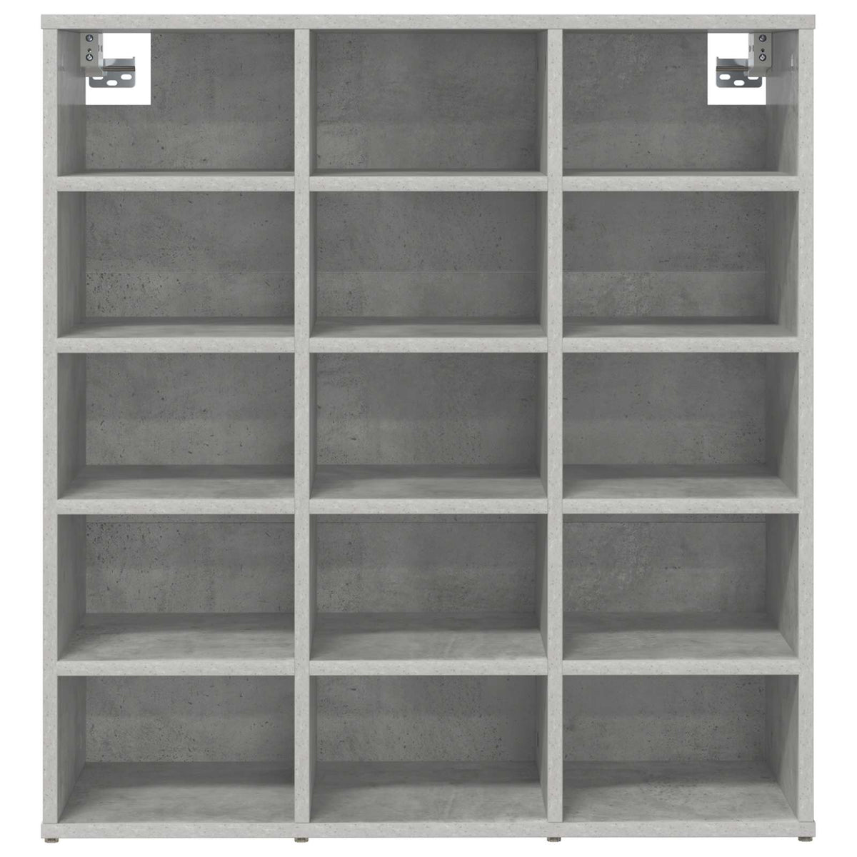 Sko skab 77,5 x 30 x 83,5 cm Konstrueret træ Betongrå