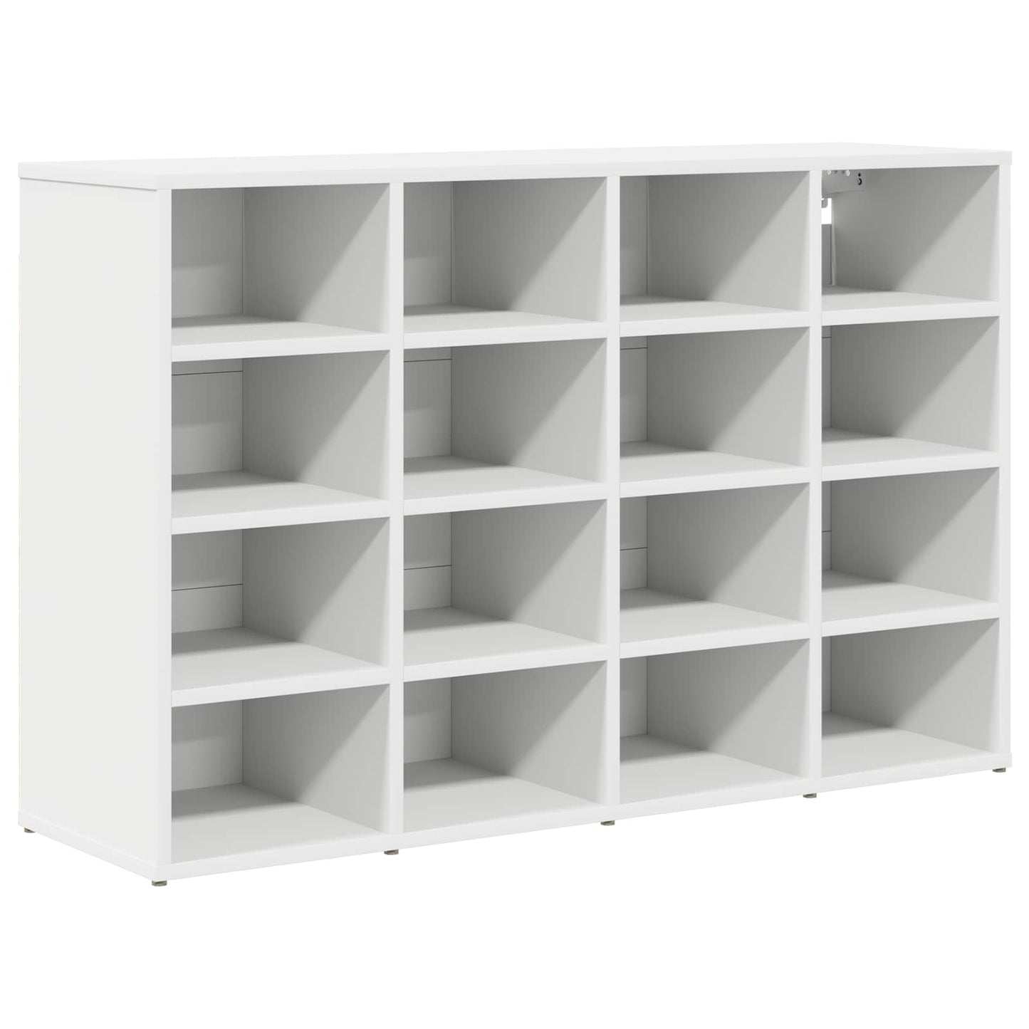 Sko skab 103 x 30 x 67 cm Konstrueret træ Hvid