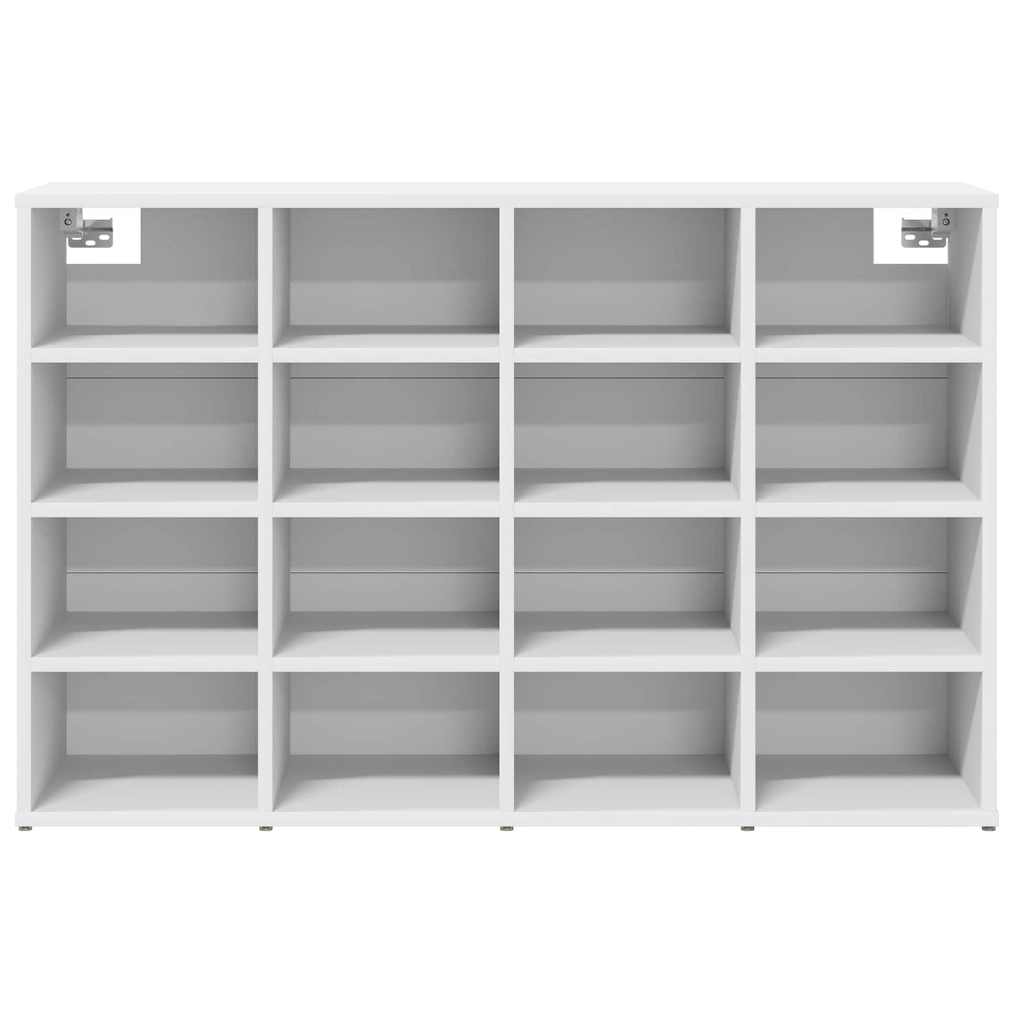 Sko skab 103 x 30 x 67 cm Konstrueret træ Hvid
