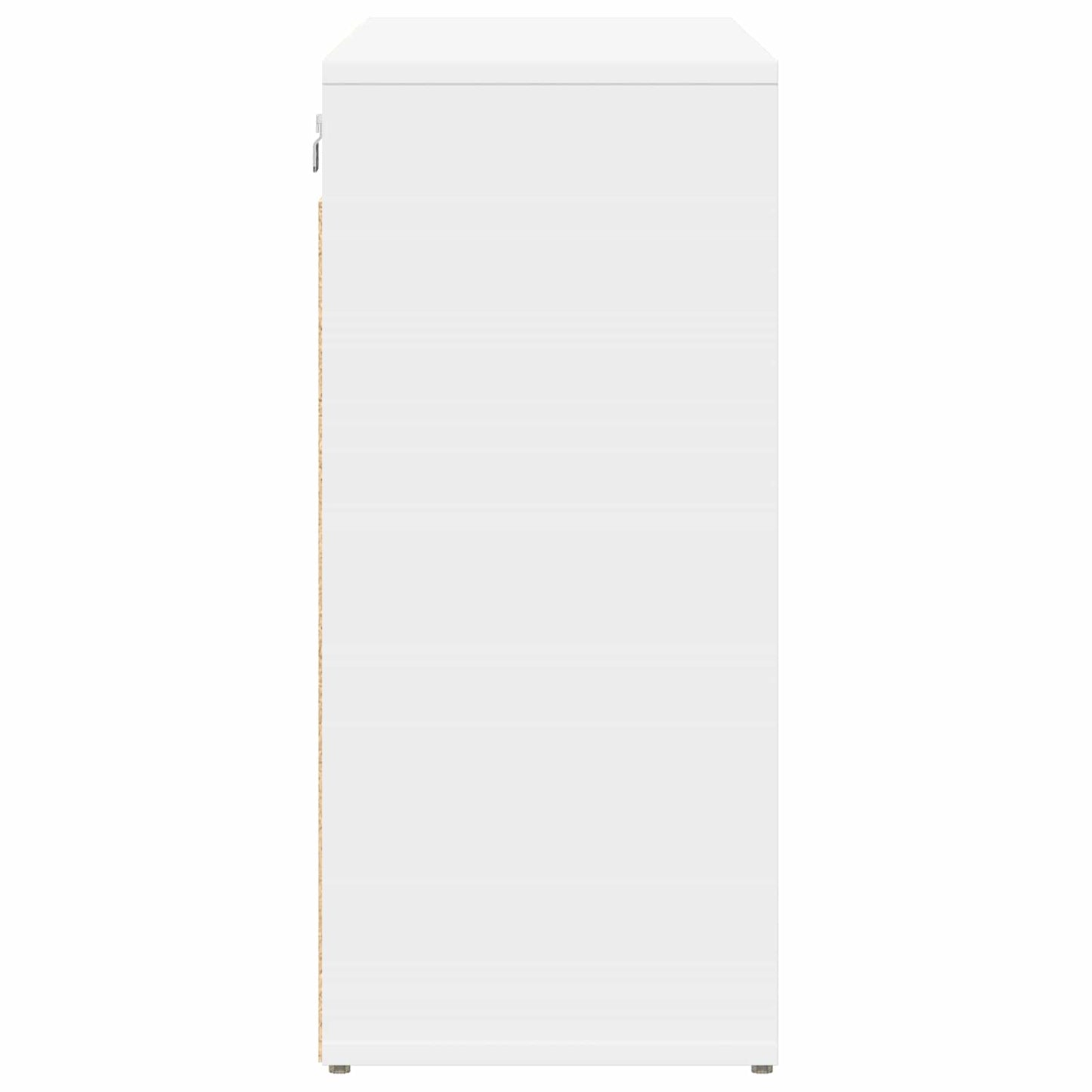 Sko skab 103 x 30 x 67 cm Konstrueret træ Hvid