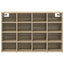 Sko skab 103 x 30 x 67 cm Konstrueret træ Sonoma-eg