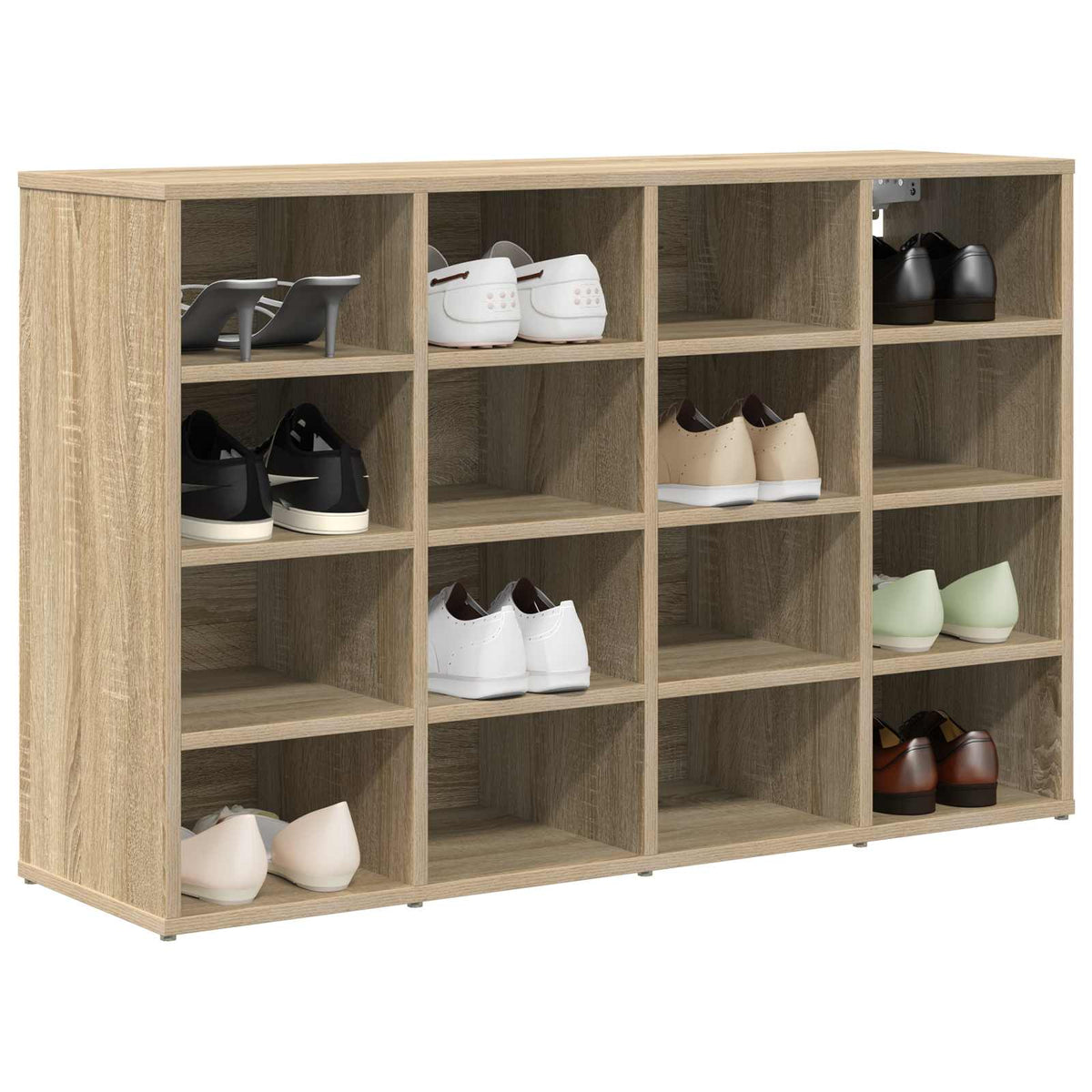 Sko skab 103 x 30 x 67 cm Konstrueret træ Sonoma-eg