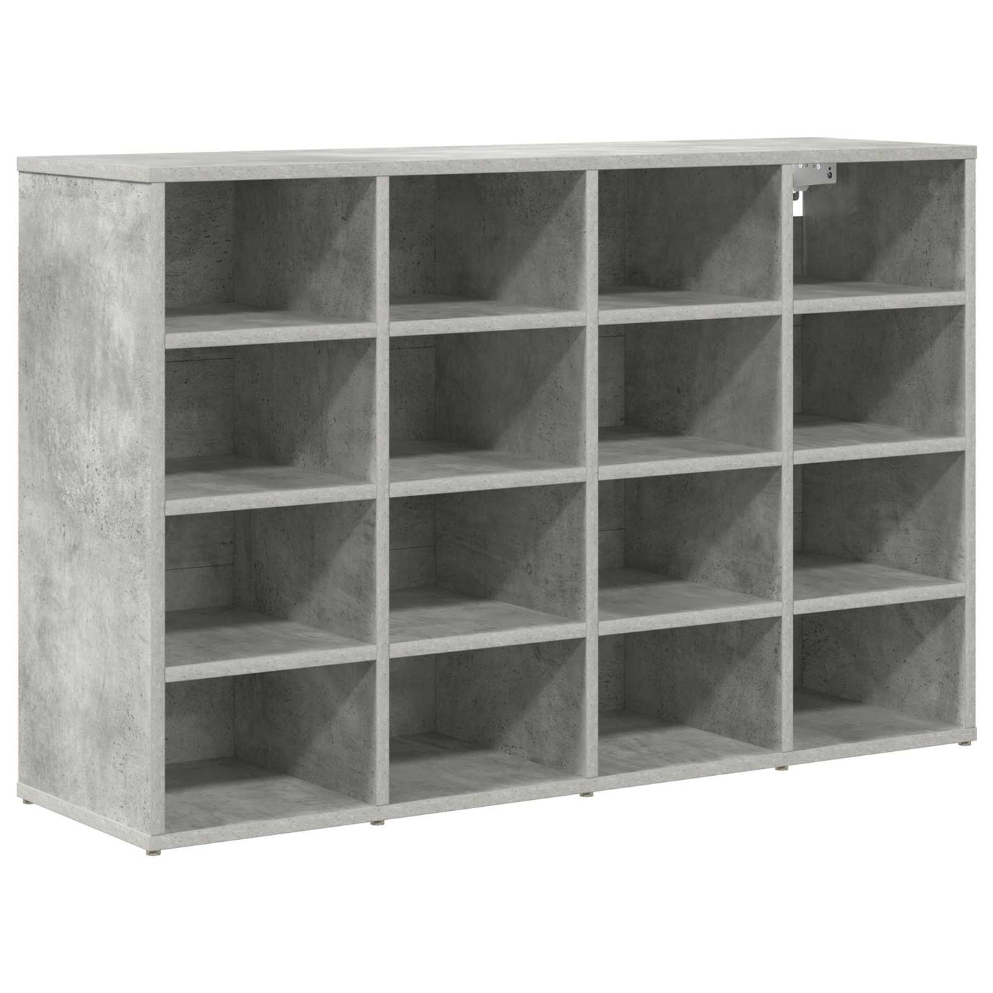 Sko skab 103 x 30 x 67 cm Konstrueret træ Betongrå
