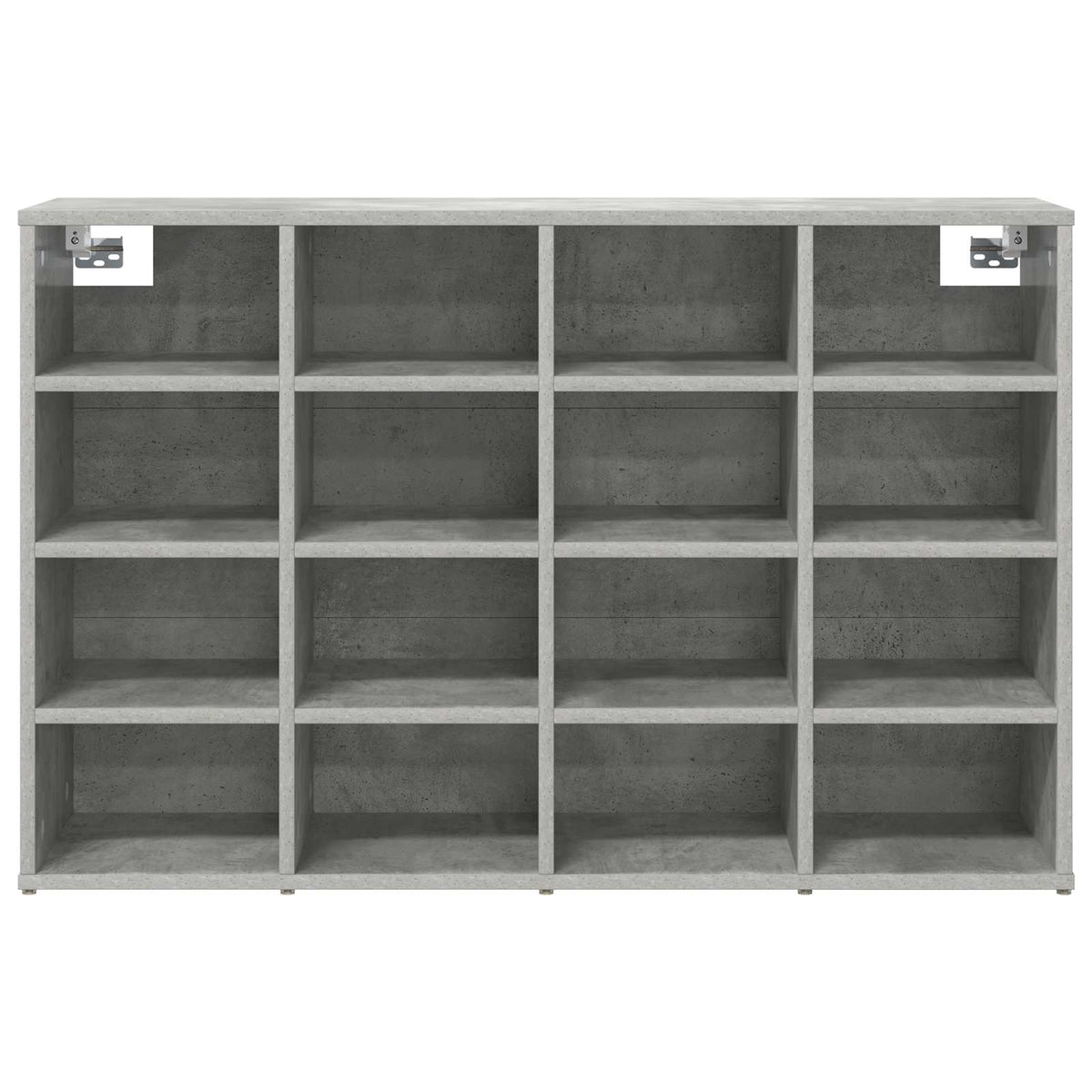 Sko skab 103 x 30 x 67 cm Konstrueret træ Betongrå