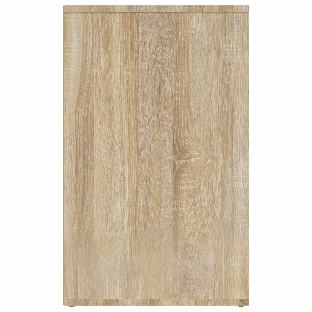 skab 80x40x65 cm konstrueret træ sonoma-eg