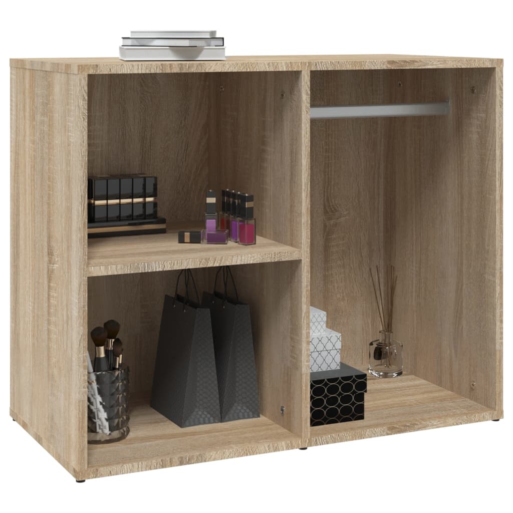 skab 80x40x65 cm konstrueret træ sonoma-eg