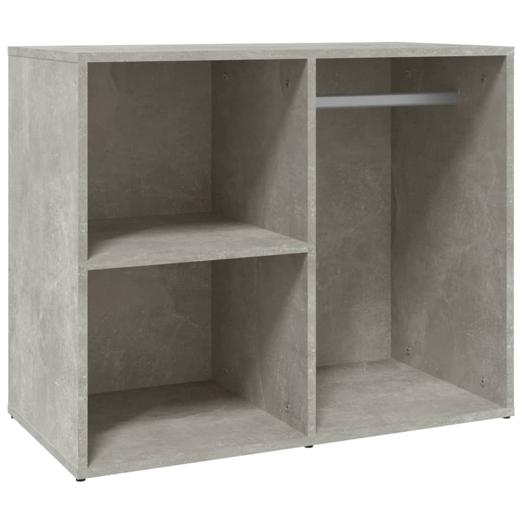 skab 80x40x65 cm konstrueret træ betongrå
