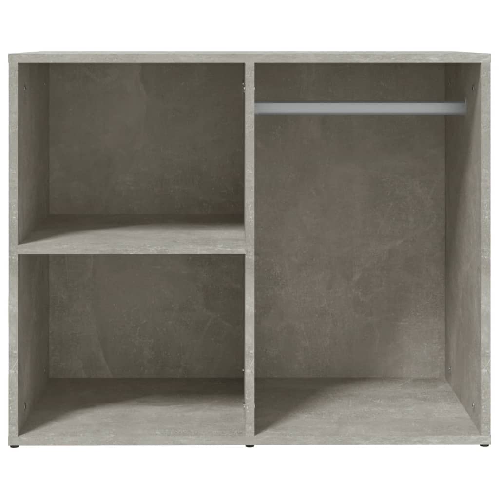 skab 80x40x65 cm konstrueret træ betongrå